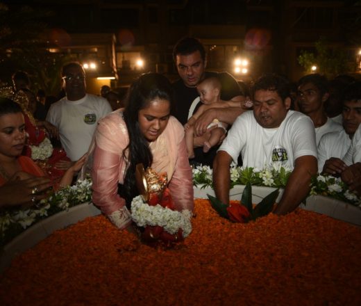 Arpita Khan Sharma does visarjan of Salman Khan’s Ganpati