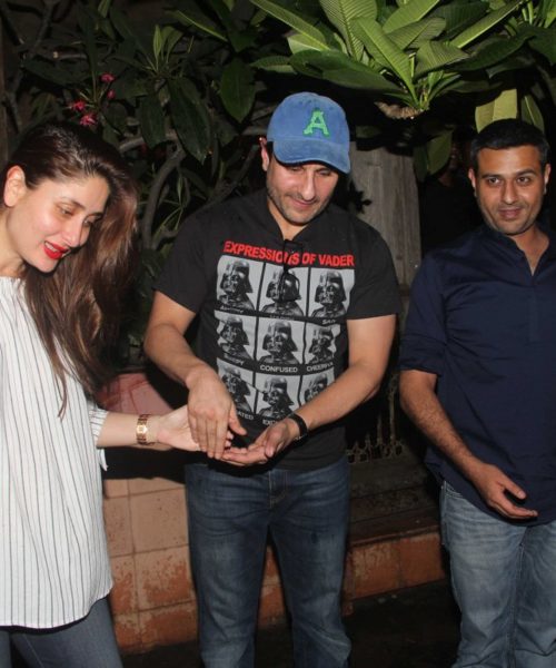 Kareena Kapoor Khan, Saif Ali Khan snapped after dinner at Pali Bhavan (1)