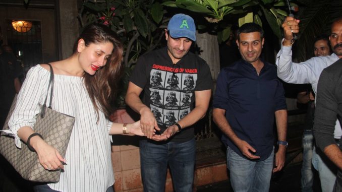 Kareena Kapoor Khan, Saif Ali Khan snapped after dinner at Pali Bhavan