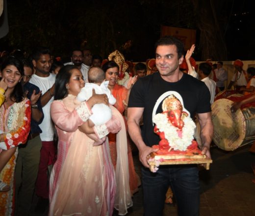 Sohail Khan goes for Ganpati visarjan