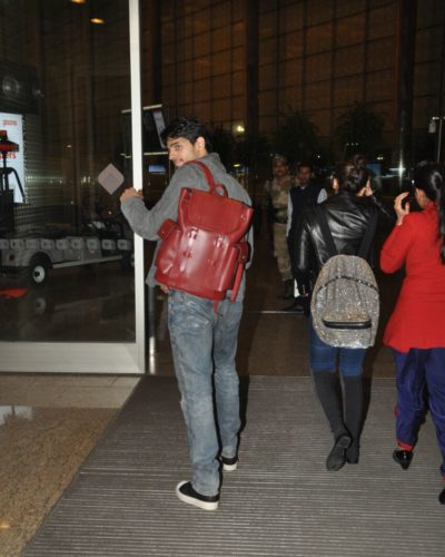 Alia Bhatt, Sidharth Malhotra at the airport