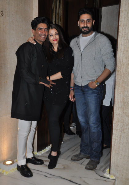 Manish Malhotra, Aishwarya, Abhishek Bachchan