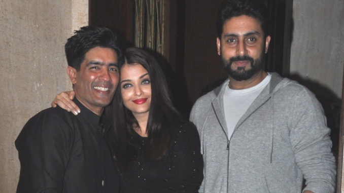 Manish Malhotra, Aishwarya Rai Bachchan, Abhishek Bachchan