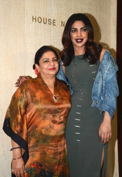 Priyanka Chopra with mother Madhu Chopra