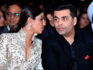 Priyanka Chopra with Karan Johar at a recent awards function