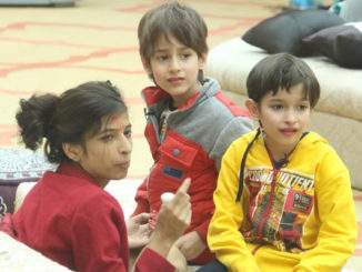 Priyanka meets her kids
