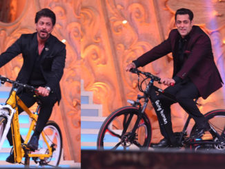 Salman Khan, Shah Rukh Khan make an entry on stage