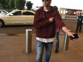Hrithik Roshan snapped at the airport
