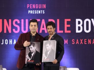 Karan Johar, Shah Rukh Khan at the launch of An Unsuitable Boy