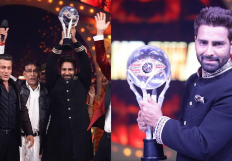 Manveer lifts the winner’s trophy