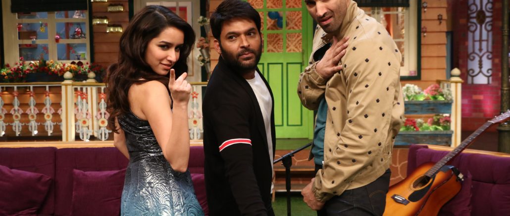 Shraddha Kapoor, Aditya Roy Kapur with Kapil Sharma