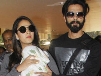 Shahid Kapoor, Mira Rajput with daughter Misha
