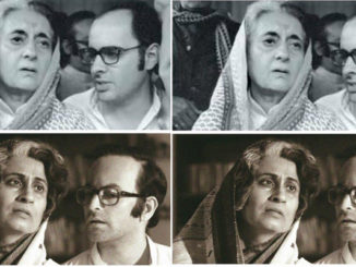 Neil Nitin Mukesh as Sanjay Gandhi, Supriya Vinod as Indira Gandhi in Indu Sarkar