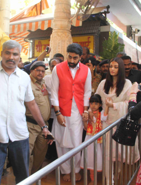 Abhishek, Aishwarya and Aaradhya Bachchan