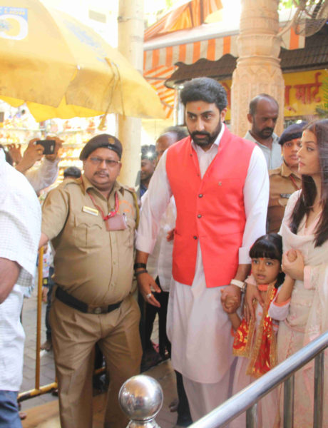 Abhishek, Aishwarya and Aaradhya Bachchan