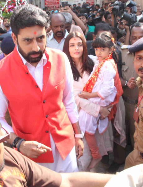 Abhishek, Aishwarya and Aaradhya Bachchan