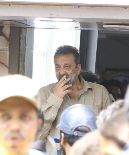 Sanjay Dutt shooting his last day on the sets of Bhoomi