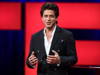 Shah Rukh Khan at TED Talks in Canada. Image Courtesy: Twitter