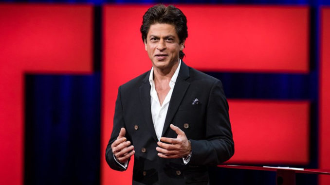 Shah Rukh Khan at TED Talks in Canada. Image Courtesy: Twitter