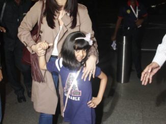 Aishwarya Rai Bachchan with Aaradhya Bachchan
