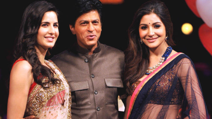 Katrina Kaif, Shah Rukh Khan, Anushka Sharma