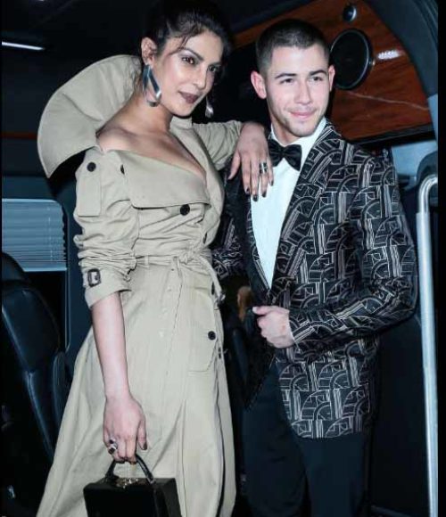 Priyanka Chopra poses with Nick Jonas at Met Gala