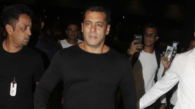 Salman Khan returns from Dubai