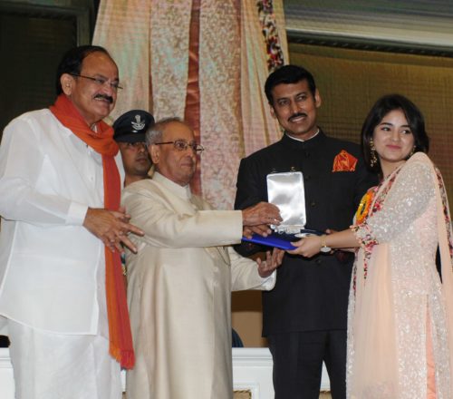 Zaira Wasim receives National Film Award for Best Supporting Actress for Dangal