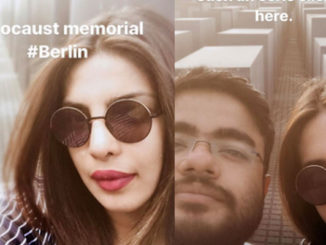 Priyanka Chopra's selfies at the Holocaust memorial