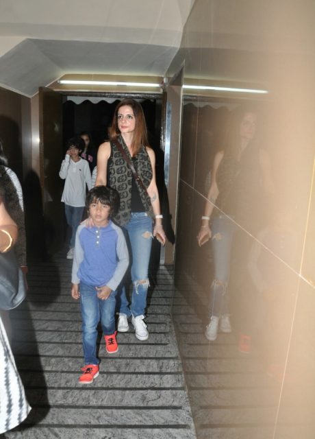 Sussanne Khan with her kid