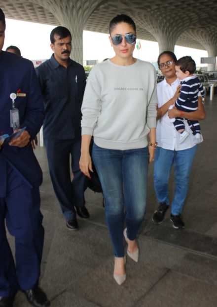 Kareena Kapoor Khan with Taimur Ali Khan Pataudi