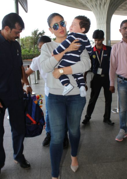 Kareena Kapoor Khan with Taimur Ali Khan Pataudi