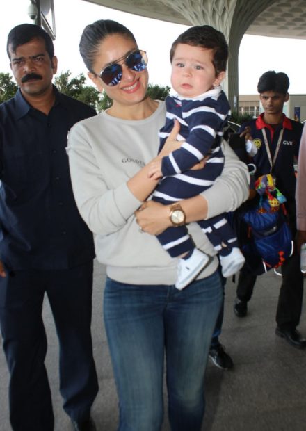 Kareena Kapoor Khan with Taimur Ali Khan Pataudi