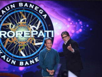 Sonam Wangchuk with Amitabh Bachchan on Kaun Banega Crorepati season 9