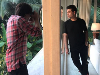 Shah Rukh Khan captures Karan Johar at his Alibaug bungalow