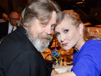 A file photo of Mark Hamill with Carrie Fisher